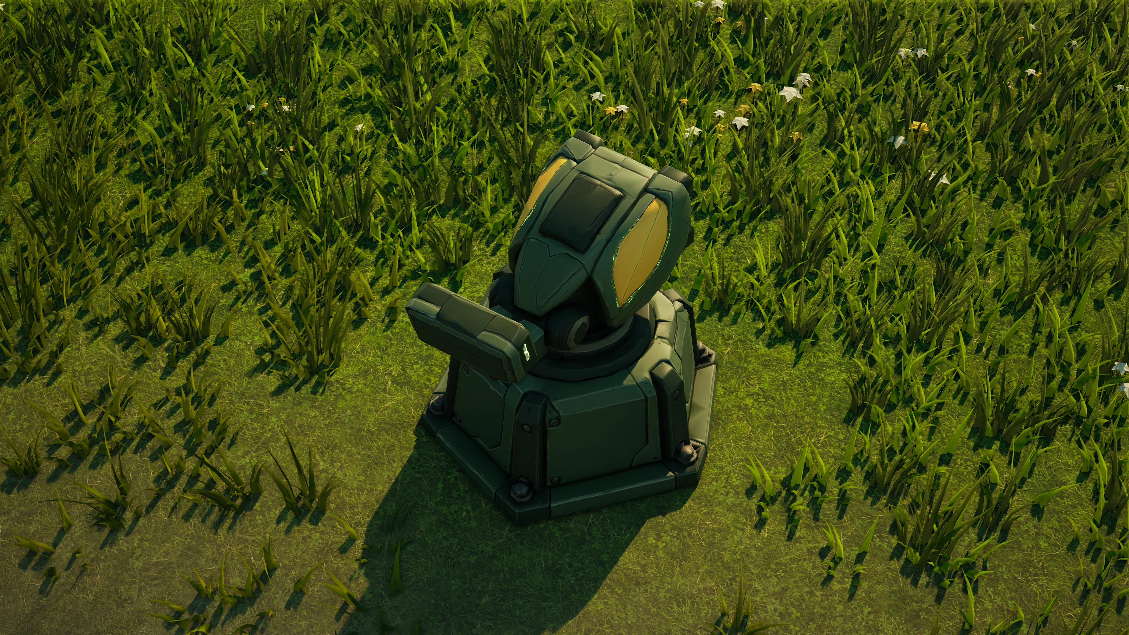 Mossglade Drone catcher in Hearthland, schräg von oben gesehen