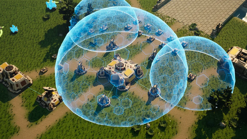 A Sunhearth Heartbloom surrounded by its five armed petals in the valley