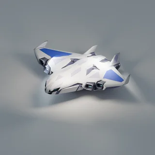 Moonveil Eclipse Bomber — Modellrender