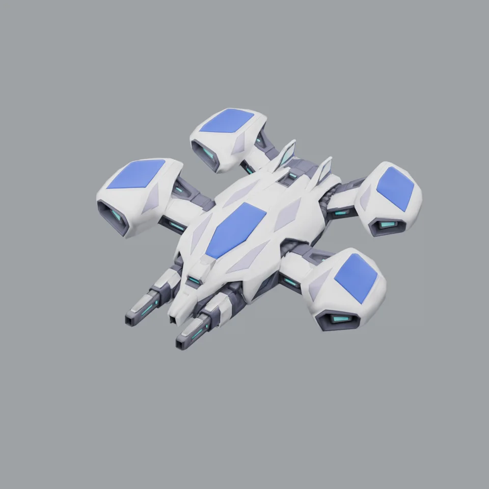 Moonveil Astral Bastion — model render