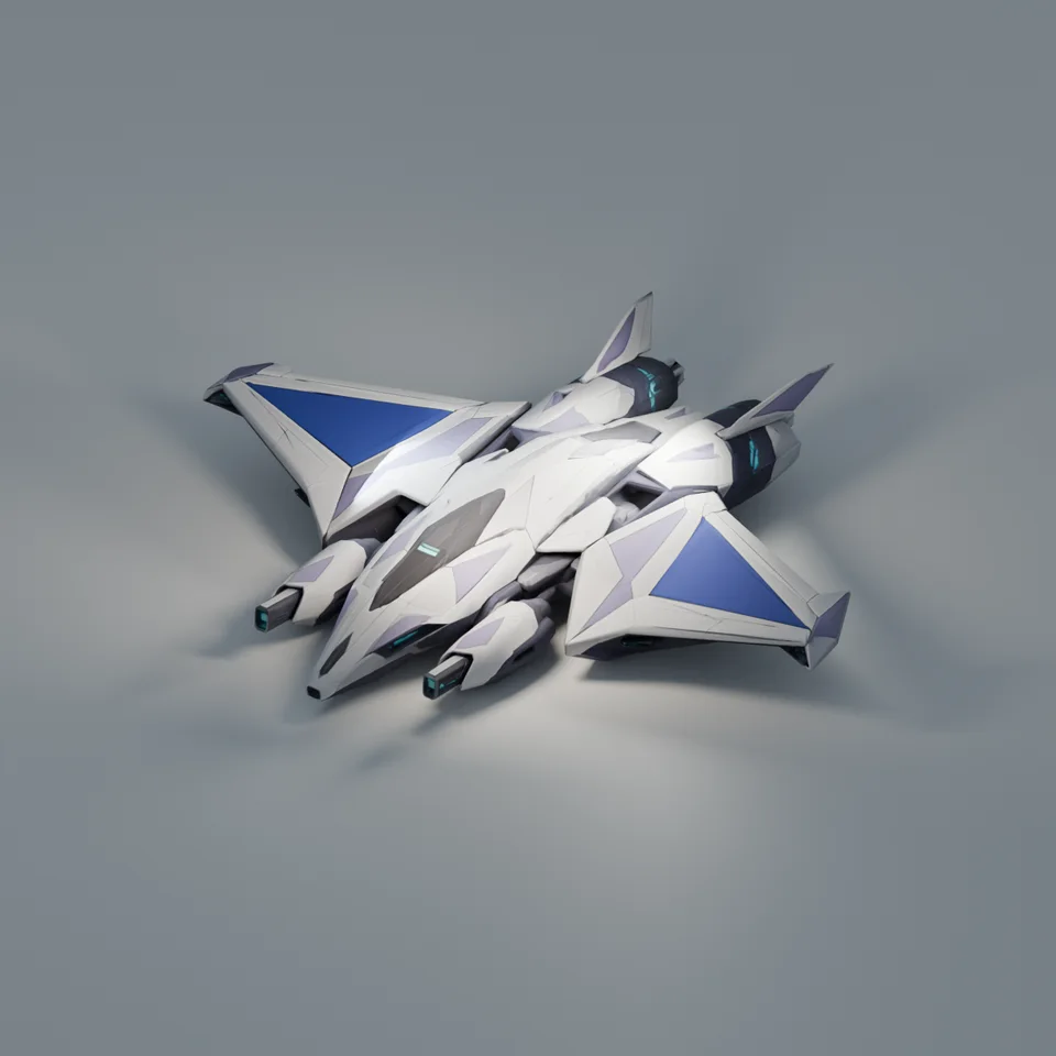 Moonveil Starling — model render