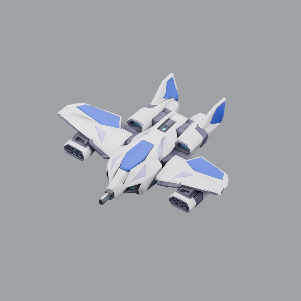 Moonveil Shardwing — model render