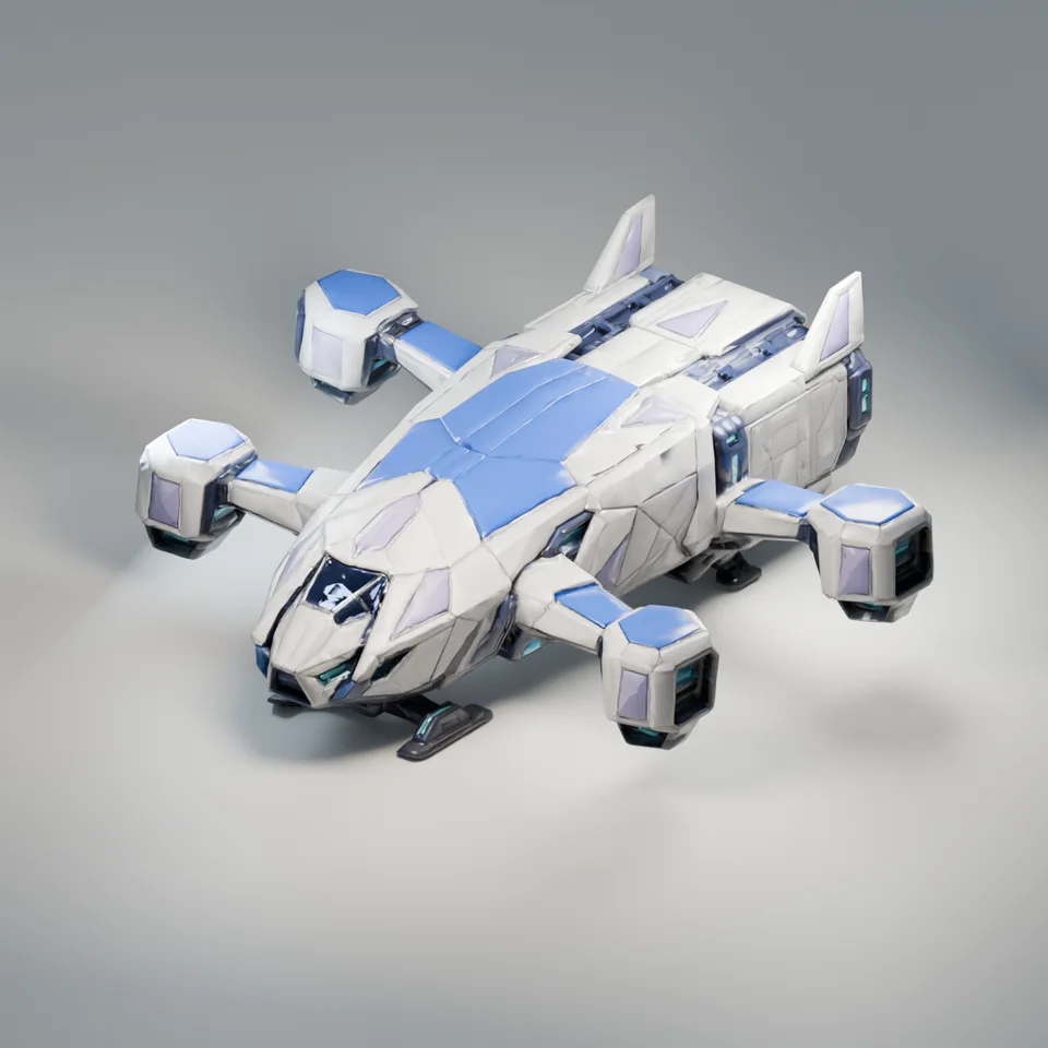 Moonveil Starlift — Modellrender