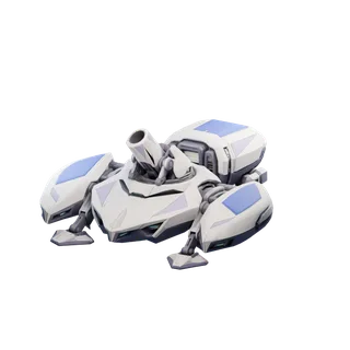 Moonveil Crescent Mortar — Modellrender