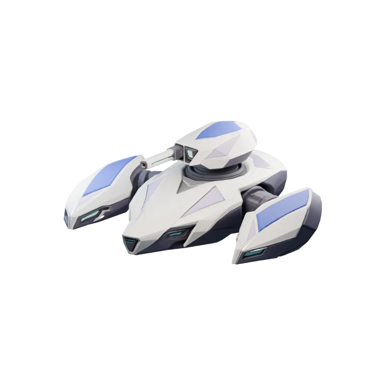 Moonveil Pebble — model render