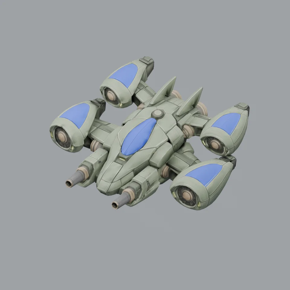 Mossglade Canopy Bastion — model render