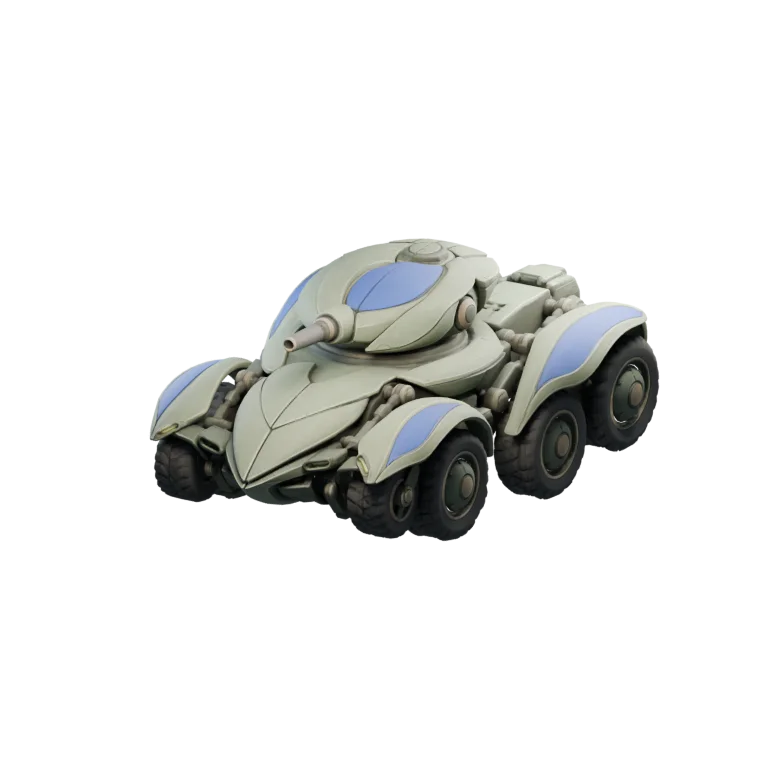 Mossglade Copperfin — model render