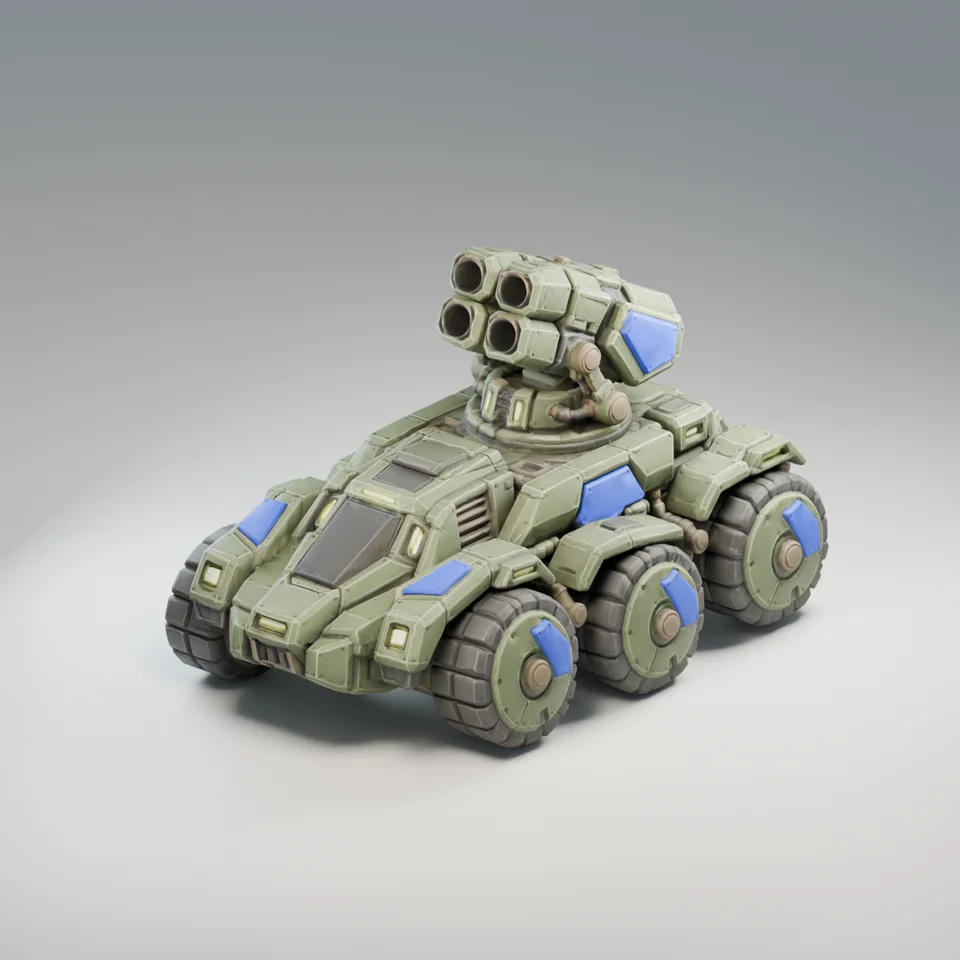 Mossglade Briarburst — model render
