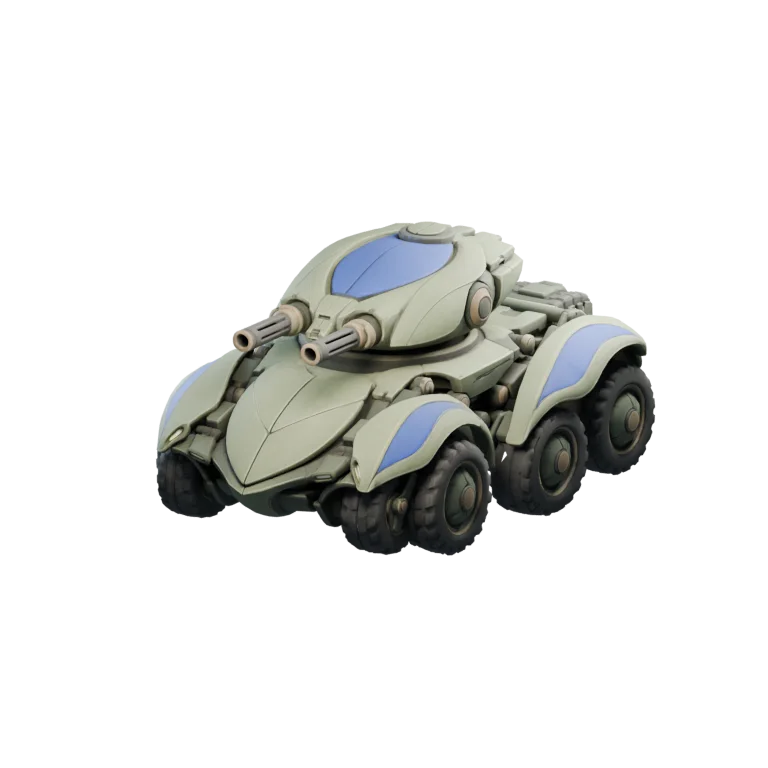 Mossglade Reedrunner — model render