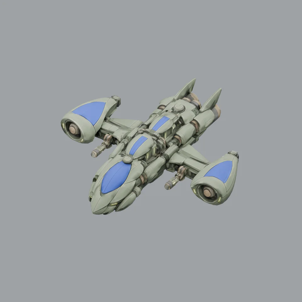 Mossglade Dewdrop — model render