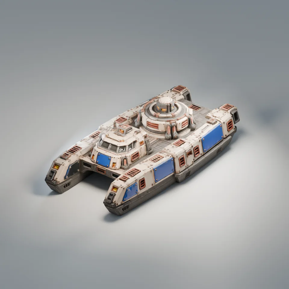 Sunhearth Harbor Aegis — rendu du modèle